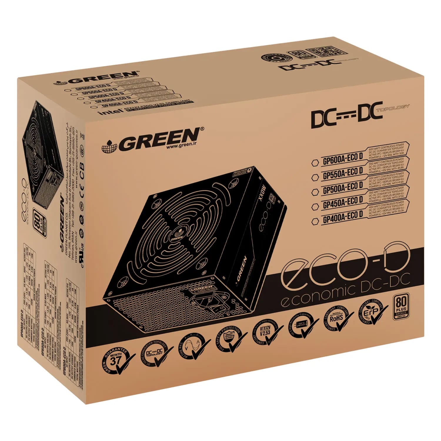 پاور کامپیوتر گرین G550A-ECO D