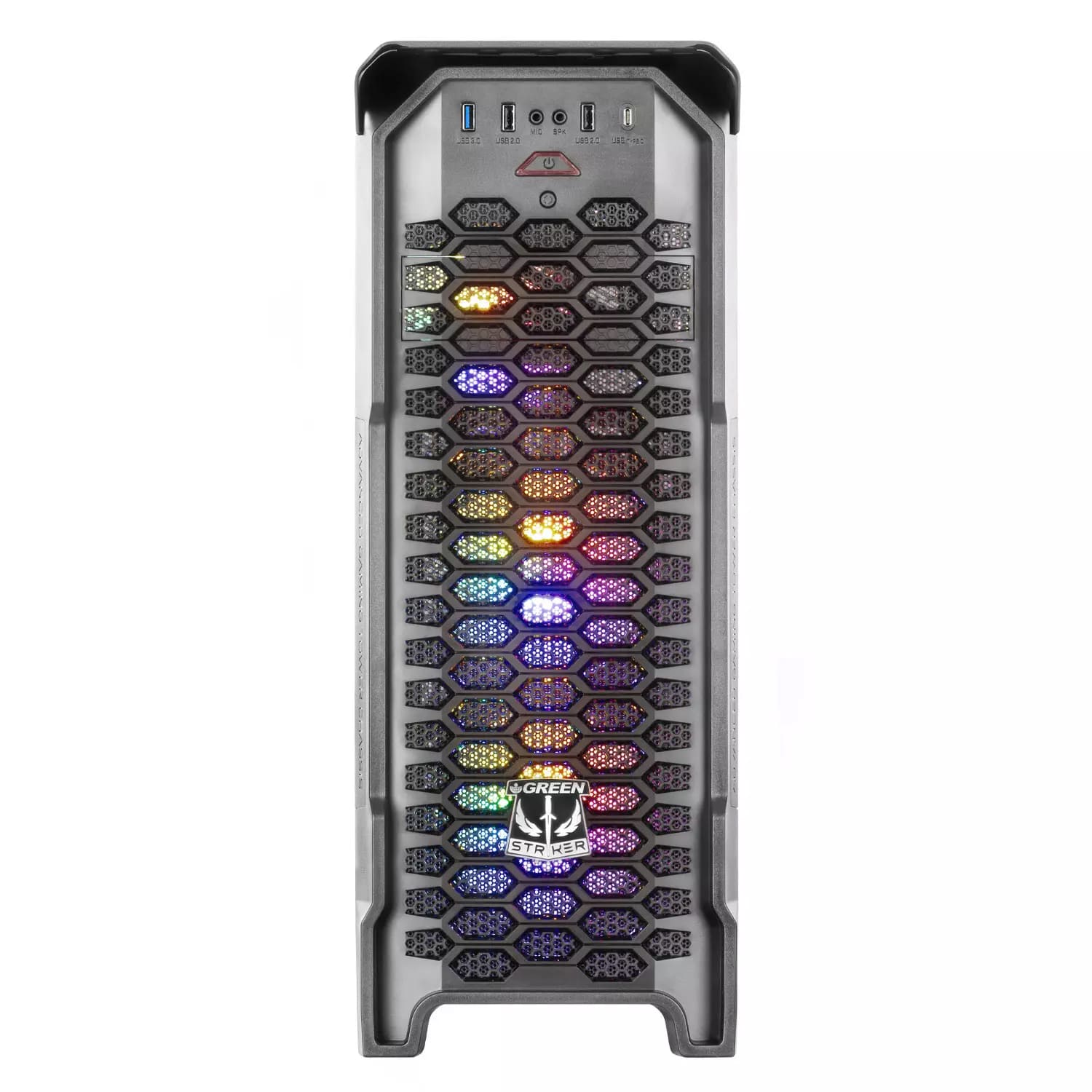 کیس کامپیوتر گرین STRIKER FRGB