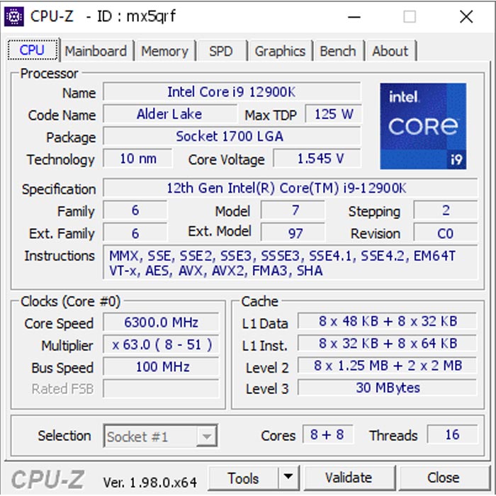 پردازنده اینتل Alder Lake Core i9-12900K با جعبه