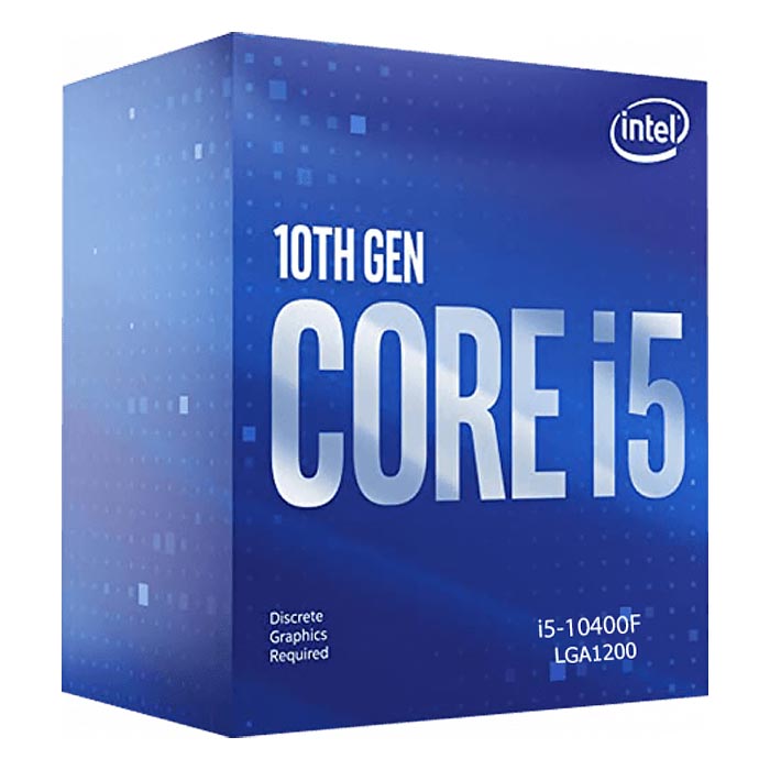 پردازنده اینتل سری Comet Lake مدل Core i5-10400F با جعبه