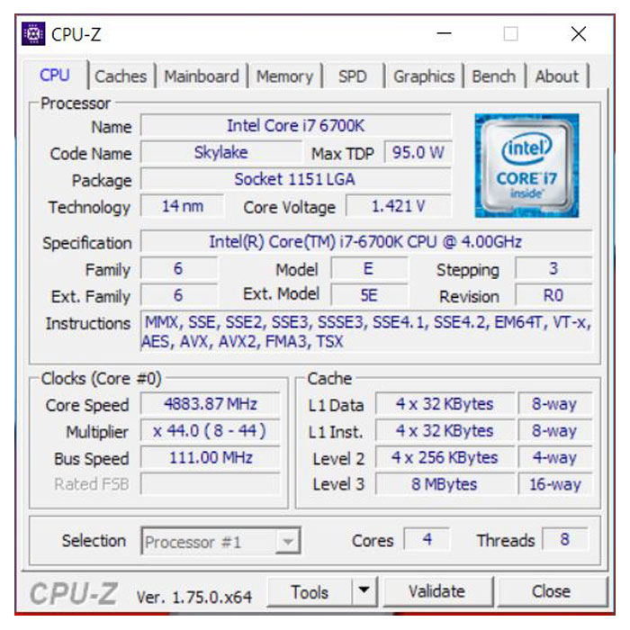 پردازنده اینتل سری Skylake مدلCore i7-6700K