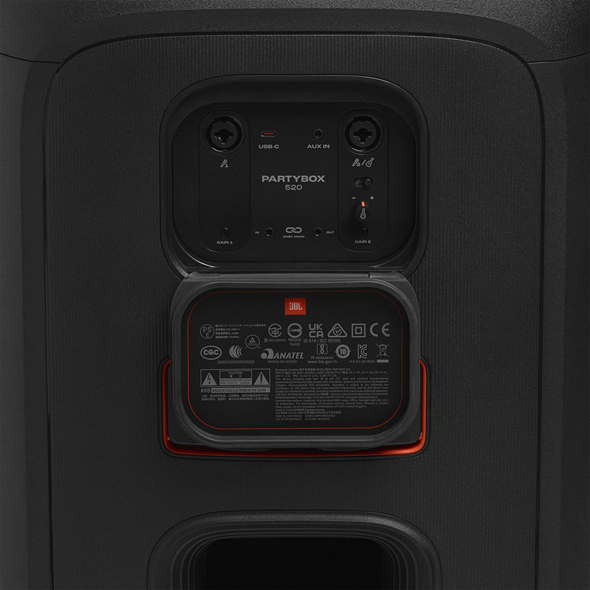 اسپیکر قابل حمل بلوتوثی جی بی ال پارتی باکس 520