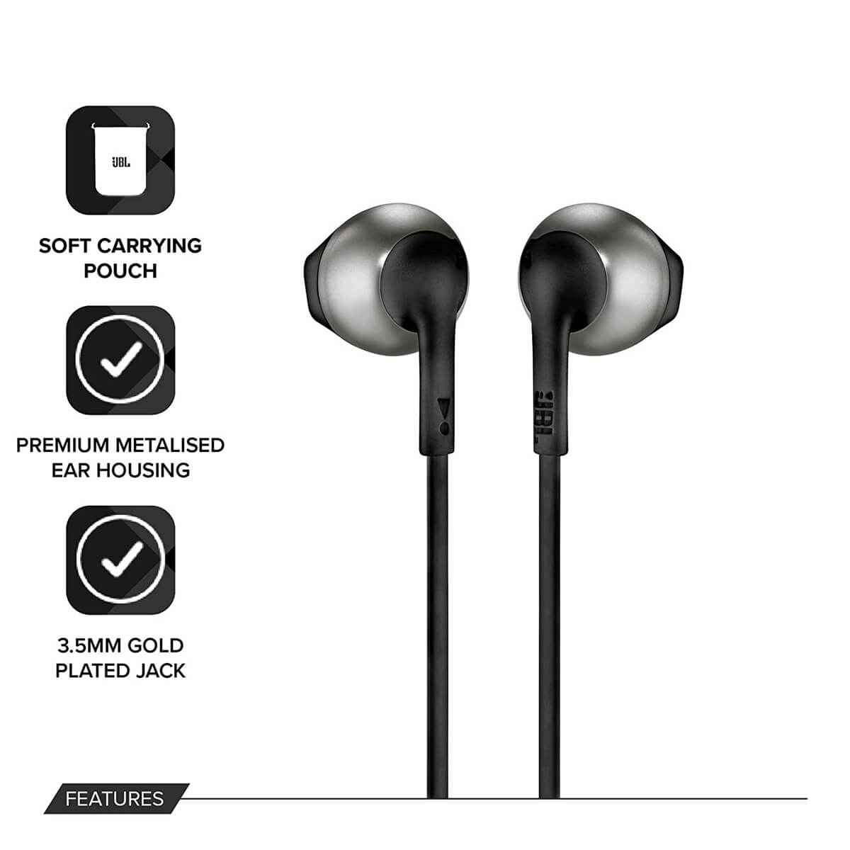 هدفون با سیم جی بی ال JBL TUNE 205