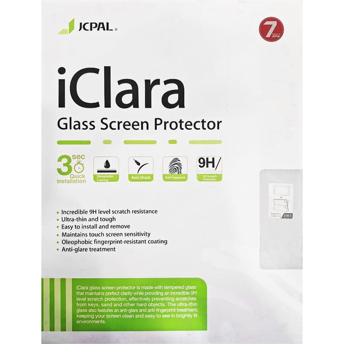 محافظ صفحه نمایش شیشه ای جی سی پال iclara برای مایکروسافت سرفیس پرو 7