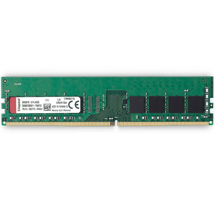 رم کامپیوتر کینگستون DDR4 2400Mhz CL17 ظرفیت 4 گیگابایت