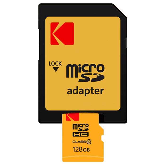 کارت حافظه کداک مدل Micro SDHC 45MB/s کلاس 10 ظرفیت 128 گیگابایت