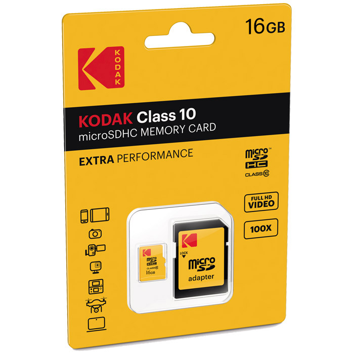 کارت حافظه کداک مدل Micro SDHC 45MB/s کلاس 10 ظرفیت 16 گیگابایت