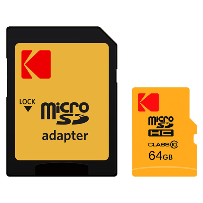 کارت حافظه کداک مدل Micro SDHC 45MB/s کلاس 10 ظرفیت 64 گیگابایت