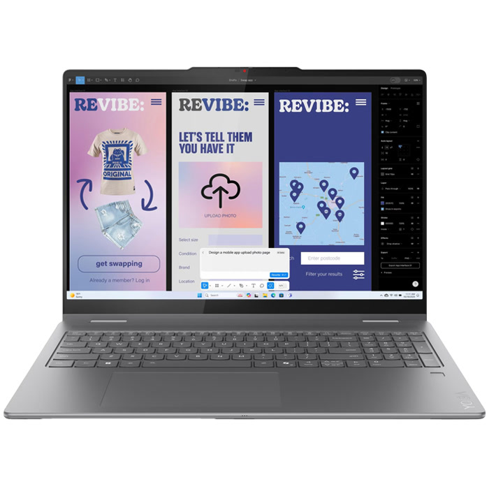 لپ تاپ لنوو Yoga 7 2-in-1 16ILL10 CU7(256V) 16GB RAM - 512GB SSD Intel Arc 16.0 Inch WUXGA Touch