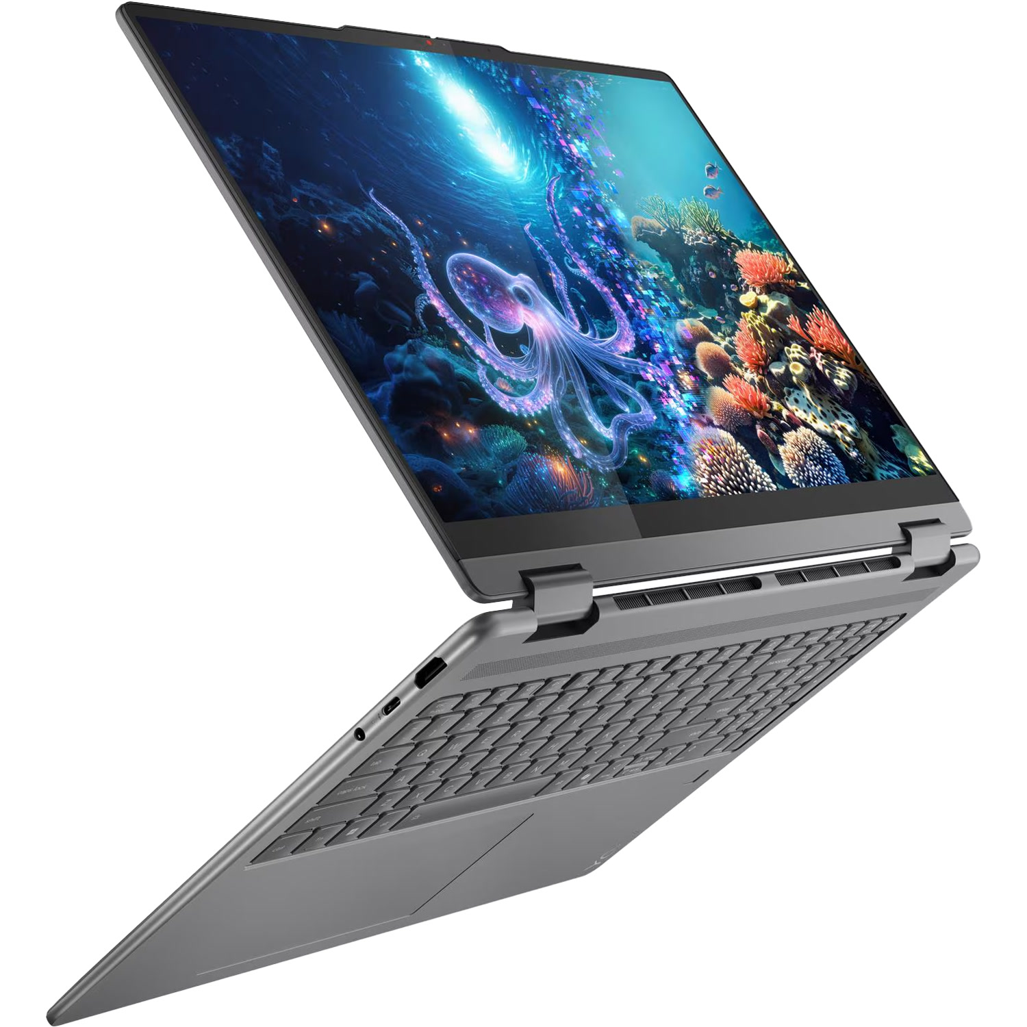 لپ تاپ لنوو Yoga 7 2-in-1 16ILL10 CU7(256V) 16GB RAM - 512GB SSD Intel Arc 16.0 Inch WUXGA Touch