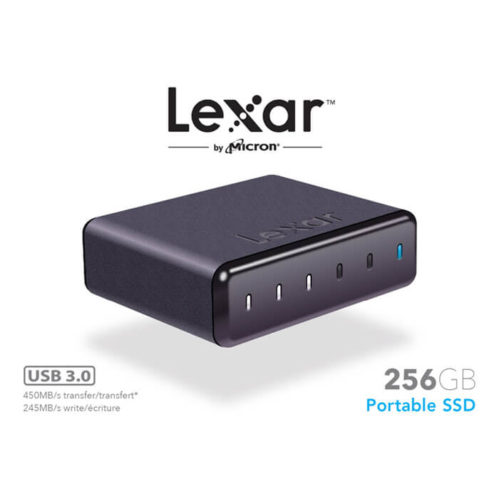 حافظه SSD اکسترنال Lexar ظرفیت 256 گیگابایت