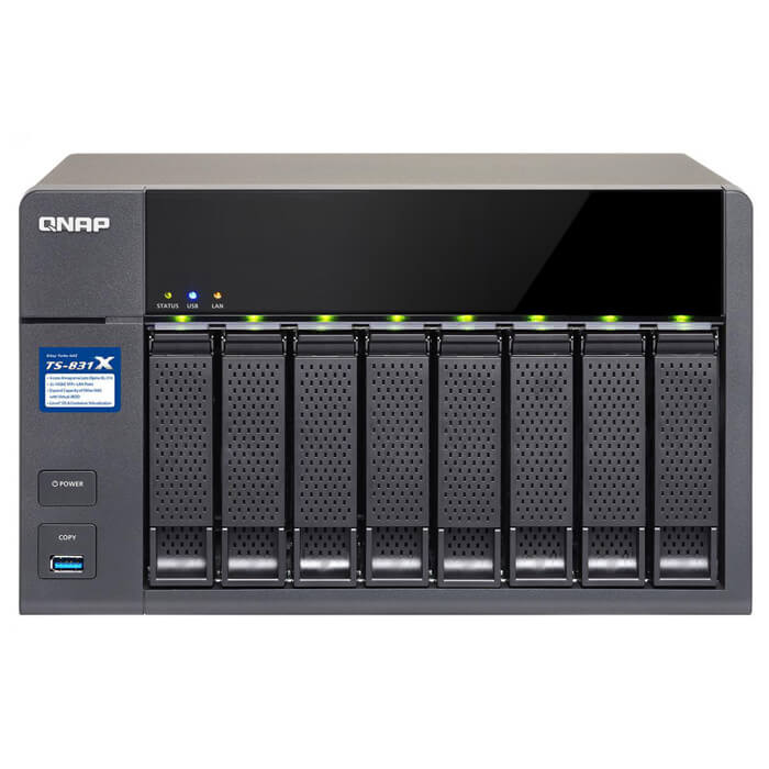 ذخیره ساز تحت شبکه کیونپ مدل TS-831X-8G