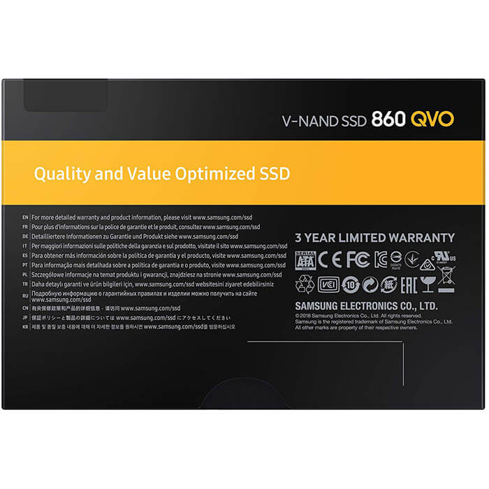 حافظه اس اس دی سامسونگ مدل QVO 860 ظرفیت 1 ترابایت