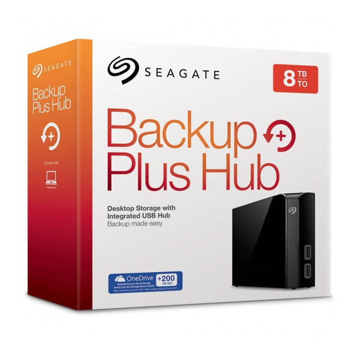 هارددیسک اکسترنال سیگیت Backup Plus HUB ظرفیت 8 ترابایت