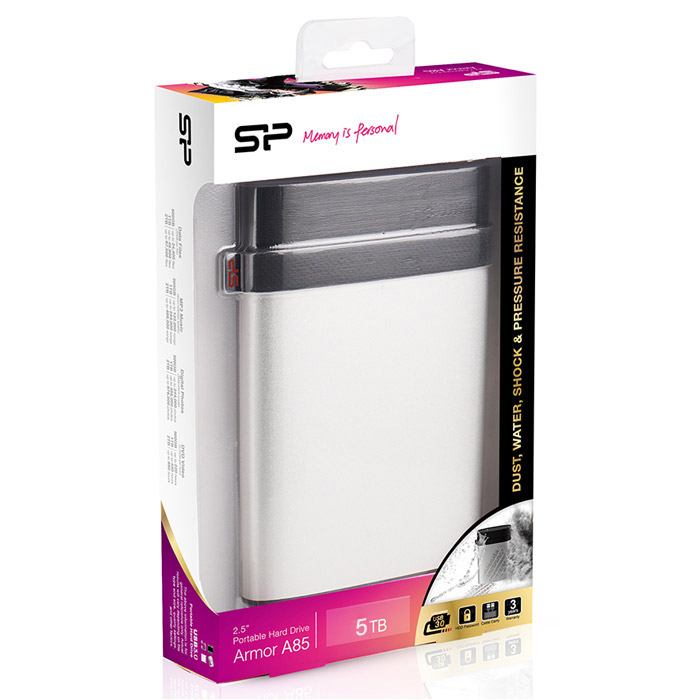 هارددیسک اکسترنال سیلیکون پاور مدل Armor A85 ظرفیت 5 ترابایت