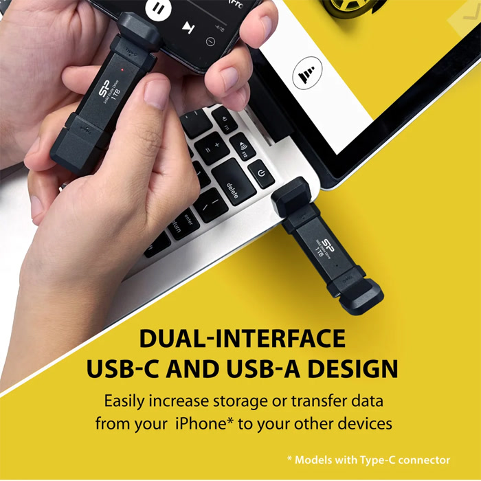 حافظه اس اس دی اکسترنال سیلیکون پاور DS72 ظرفیت 1 ترابایت