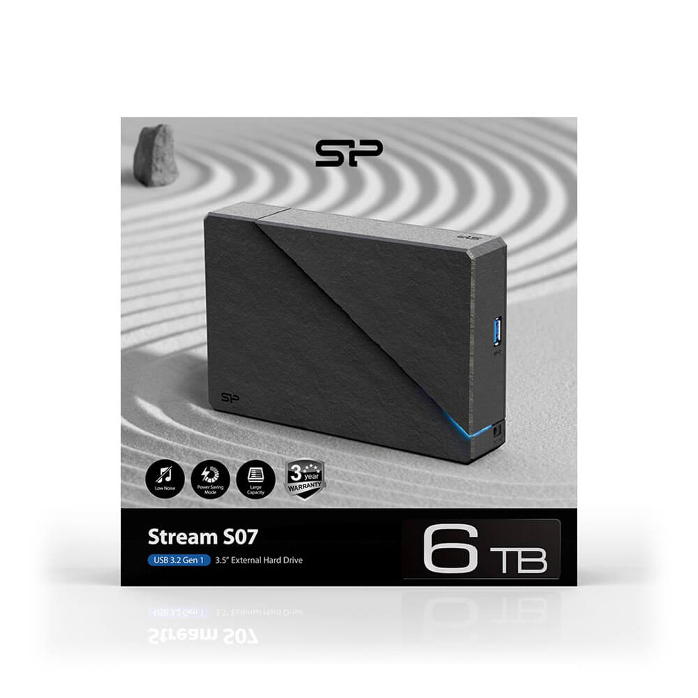 هارددیسک اکسترنال سیلیکون پاور Stream S07 ظرفیت 6 ترابایت