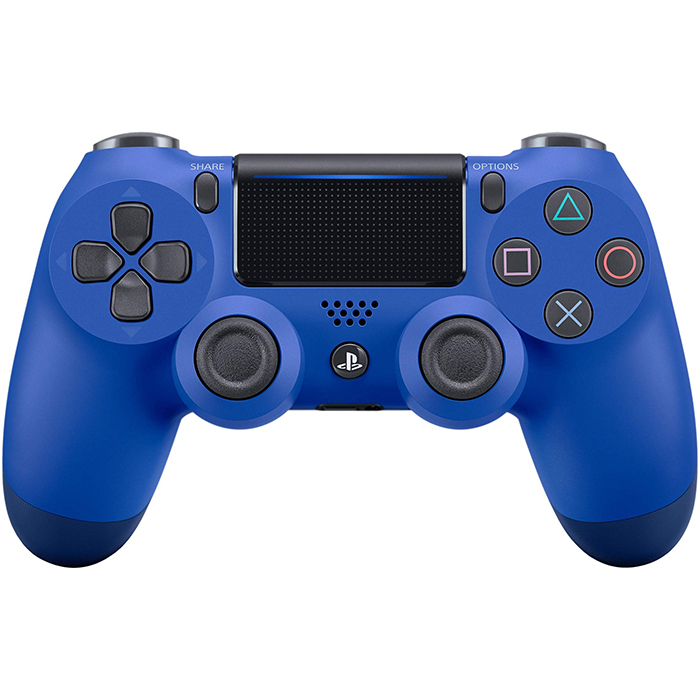 دسته بازی بی سیم آبی سونی مدل DualShock 4