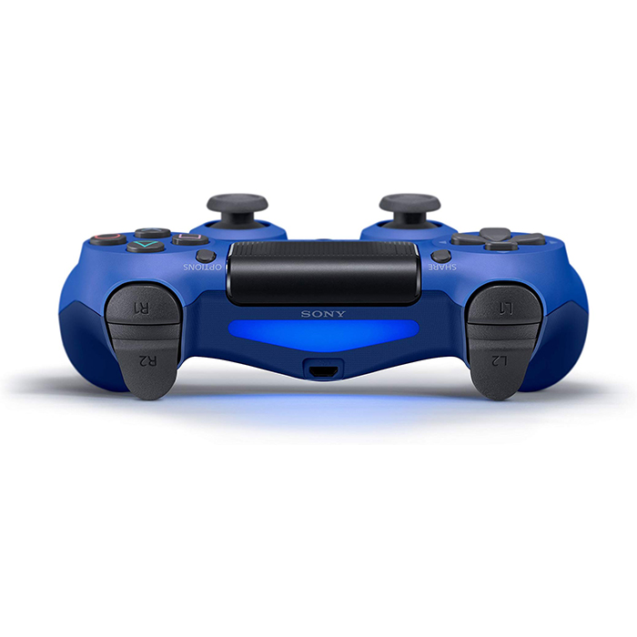 دسته بازی بی سیم آبی سونی مدل DualShock 4