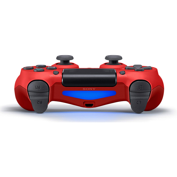 دسته بازی بی سیم قرمز سونی مدل DualShock 4