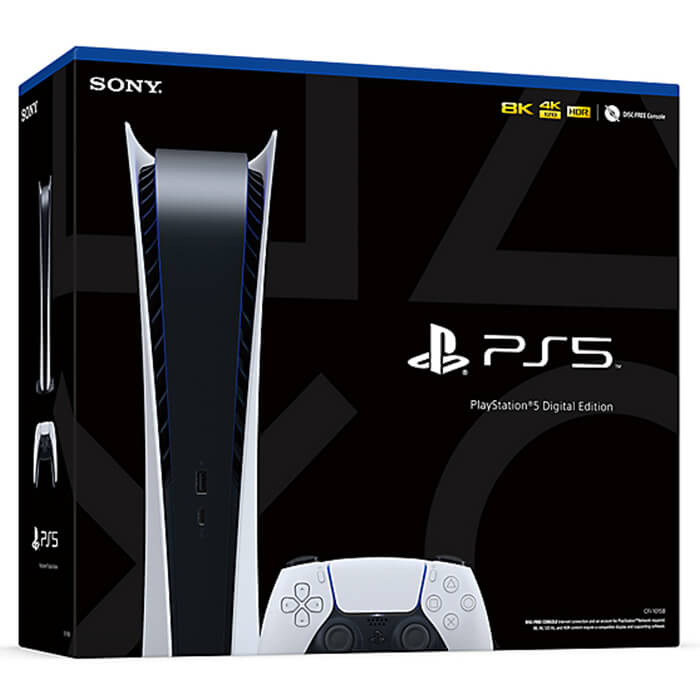 کنسول بازی سونی PS5 Digital Edition ظرفیت 1 ترابایت