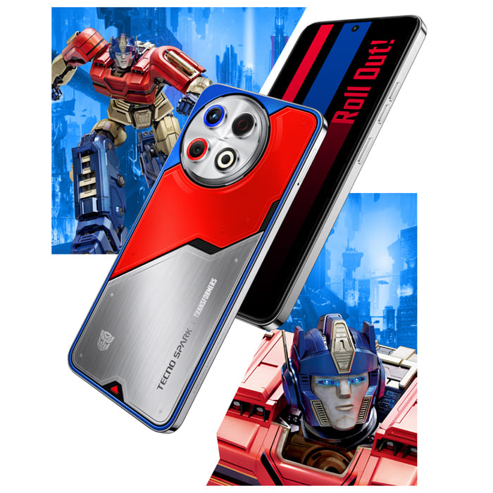 گوشی موبایل تکنو Spark 30 Pro Optimus Prime Limited Edition 4G ظرفیت 256 گیگابایت و رم 8 گیگابایت