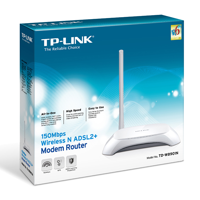 مودم روتر بی سیم تی پی لینک TD-W8901ND ADSL2 Plus