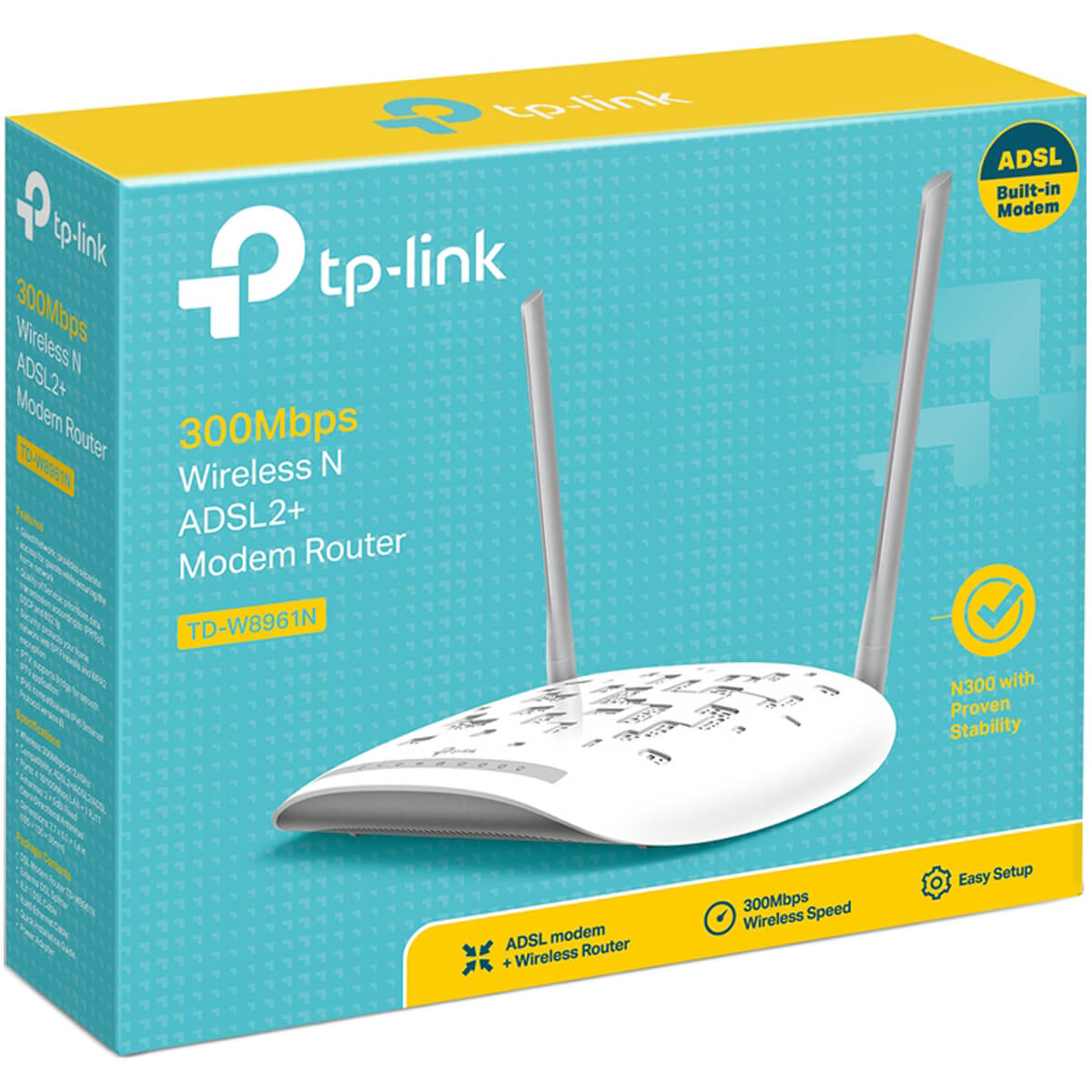 مودم روتر بی سیم سری TD-W8961N ADSL2 Plus