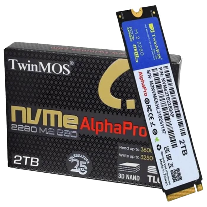 حافظه اس اس دی تواین موس M.2 NVMe AlphaPro ظرفیت 2 ترابایت