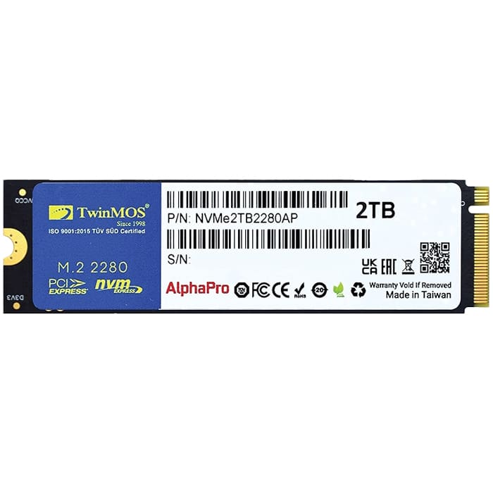 حافظه اس اس دی تواین موس M.2 NVMe AlphaPro ظرفیت 2 ترابایت