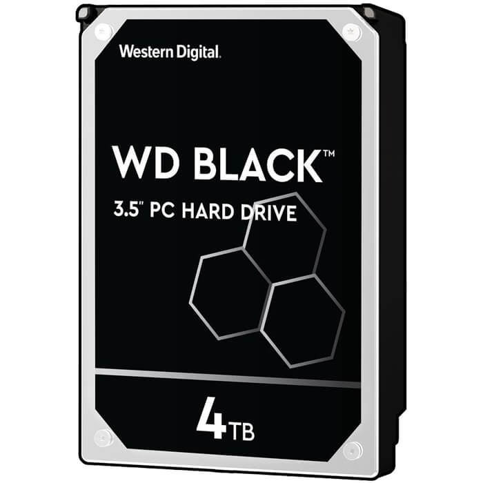 هارددیسک اینترنال وسترن دیجیتال سری مشکی مدل WD4005FZBX ظرفیت 4 ترابایت