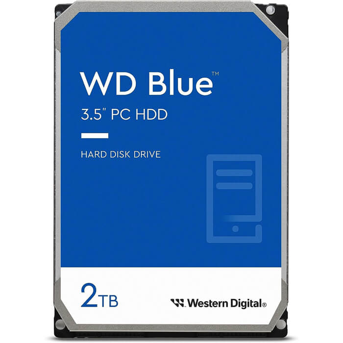 هارددیسک اینترنال وسترن دیجیتال آبی WD20EARZ ظرفیت 2 ترابایت