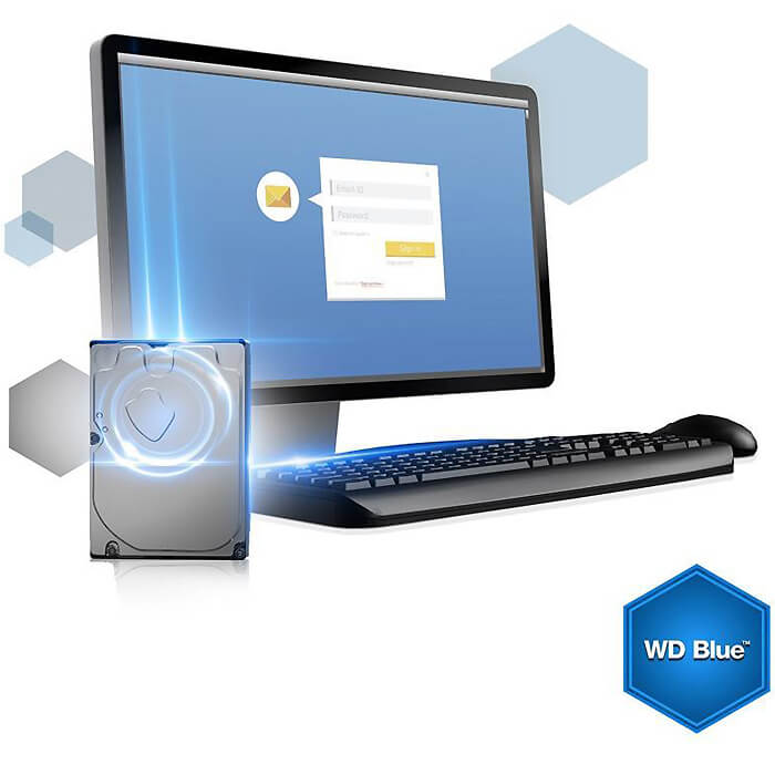 هارددیسک اینترنال وسترن دیجیتال آبی WD20EZBX ظرفیت 2 ترابایت