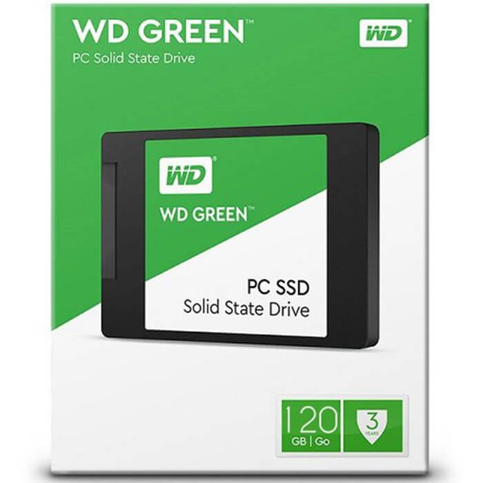 حافظه اس اس دی وسترن دیجیتال مدل گرین WDS120G1G0A ظرفیت 120 گیگابایت