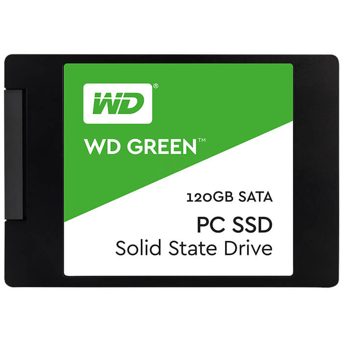 حافظه اس اس دی وسترن دیجیتال مدل گرین WDS120G1G0A ظرفیت 120 گیگابایت