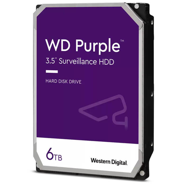 هارددیسک اینترنال وسترن دیجیتال بنفش WD64PURZ ظرفیت 6 ترابایت
