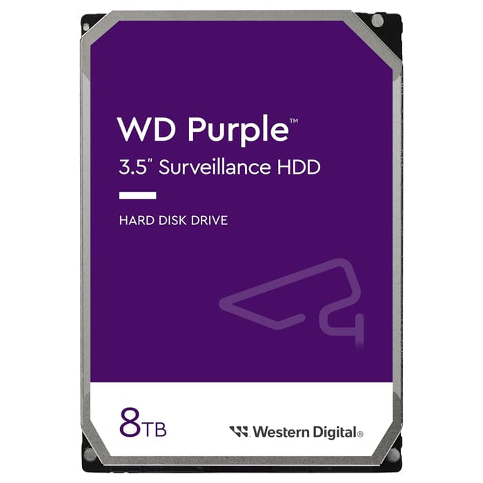 هارددیسک اینترنال وسترن دیجیتال بنفش WD85PURZ ظرفیت 8 ترابایت