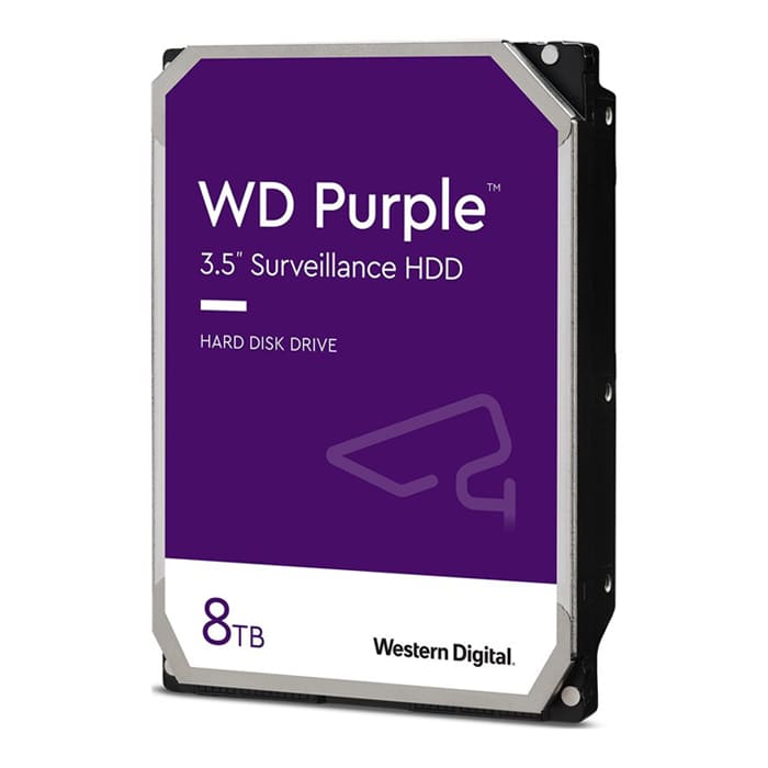 هارددیسک اینترنال وسترن دیجیتال بنفش WD85PURZ ظرفیت 8 ترابایت