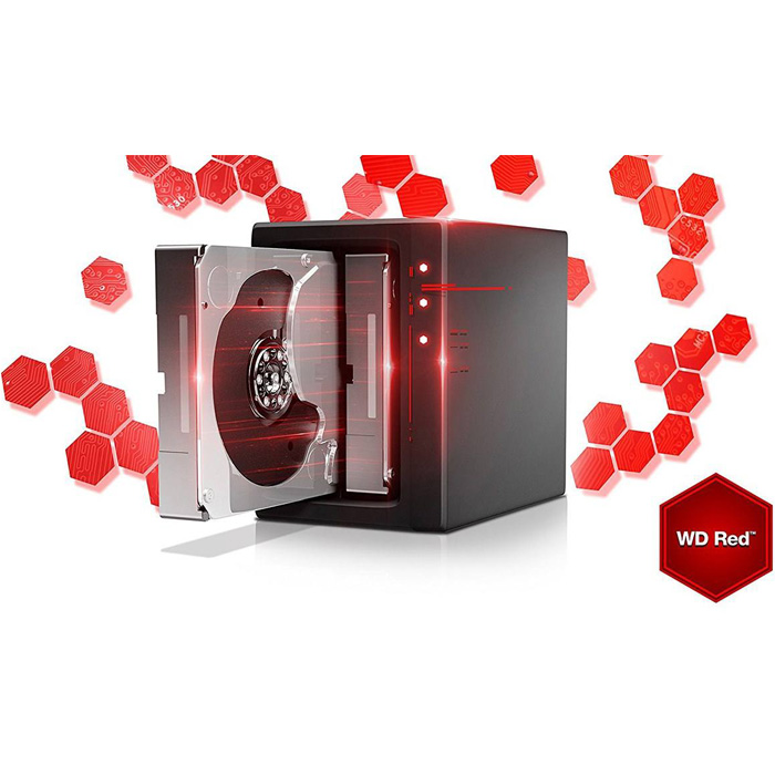 هارددیسک اینترنال وسترن دیجیتال مدل RED WD60EFRX ظرفیت 6 ترابایت