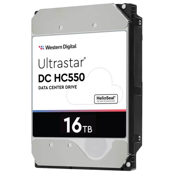 هارددیسک اینترنال وسترن دیجیتال Ultrastar DC HC550 ظرفیت 16 ترابایت