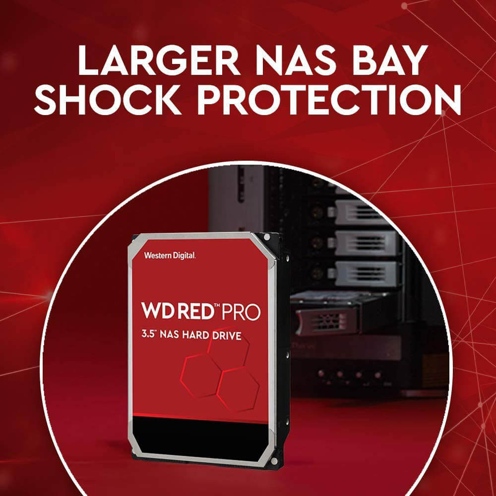 هارددیسک اینترنال وسترن دیجیتال قرمز WD102KFBX Pro ظرفیت 10 ترابایت