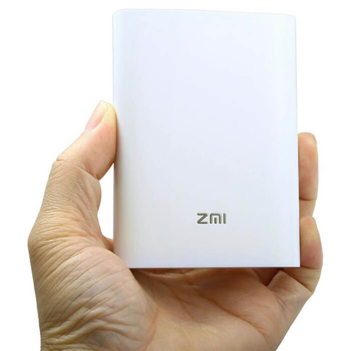 پاور بانک و مودم همراه 4G شیائومی مدل ZMI MF855 - ظرفیت 7800 میلی آمپر ساعت