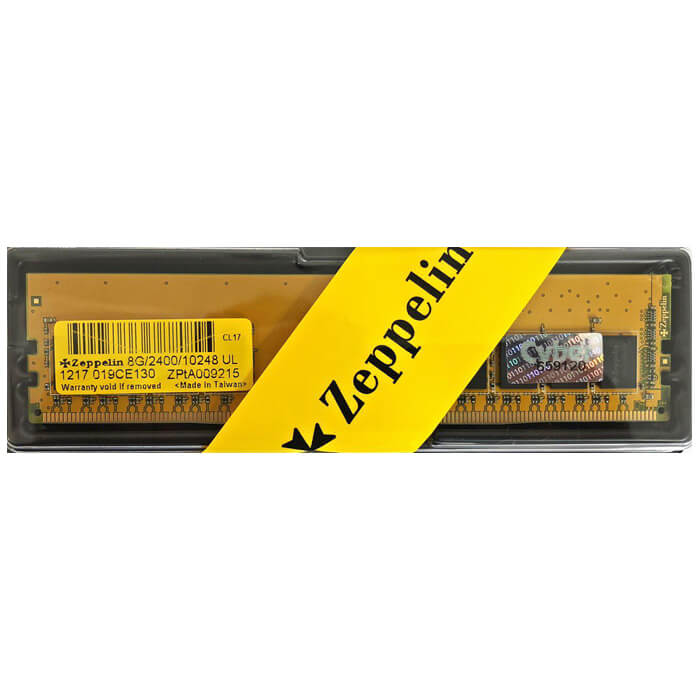 رم کامپیوتر زپلین مدل DDR4 2400Mhz CL17 ظرفیت 8  گیگابایت