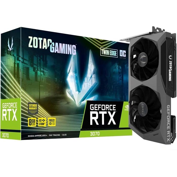 کارت گرافیک گیمینگ زوتاک GeForce RTX 3070 Twin Edge OC 8GB