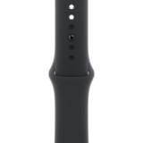 ساعت مچی هوشمند اپل واچ سری 11 سایز 46 میلیمتر آلومینیومی خاکستری فضایی با بند اسپورت مشکی