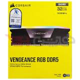 رم کامپیوتر دو کاناله 5200 DDR5 کورسیر VENGEANCE RGB ظرفیت 32 گیگابایت
