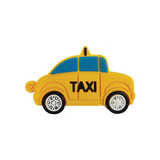 فلش کینگ فست مدل CA-10 طرح تاکسی ظرفیت 16 گیگابایت