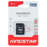 کارت حافظه کینگ استار مدل Micro SD کلاس 10 ظرفیت 8 گیگابایت