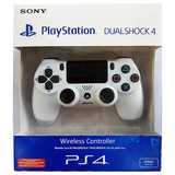 دسته بازی بی سیم سفید سونی مدل DualShock 4