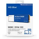 حافظه اس اس دی وسترن دیجیتال آبی SN580 NVMe WDS100T3B0E M.2 ظرفیت 1 ترابایت